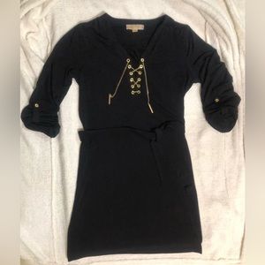 Michael Kors Lace Up Shift Dress